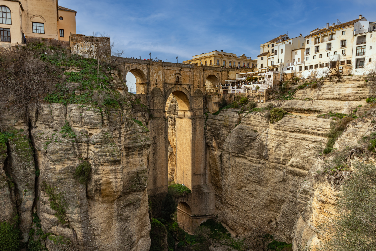 Puente Nuevo spanning the rocky El Tajo gorge, with Ronda’s buildings above